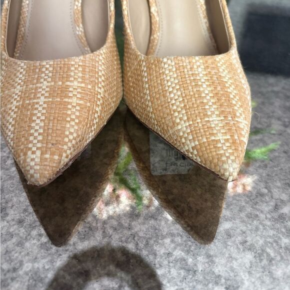 Sam Edelman HAZEL POINTED TOE PUMPS Raffia - Picture 6 of 8